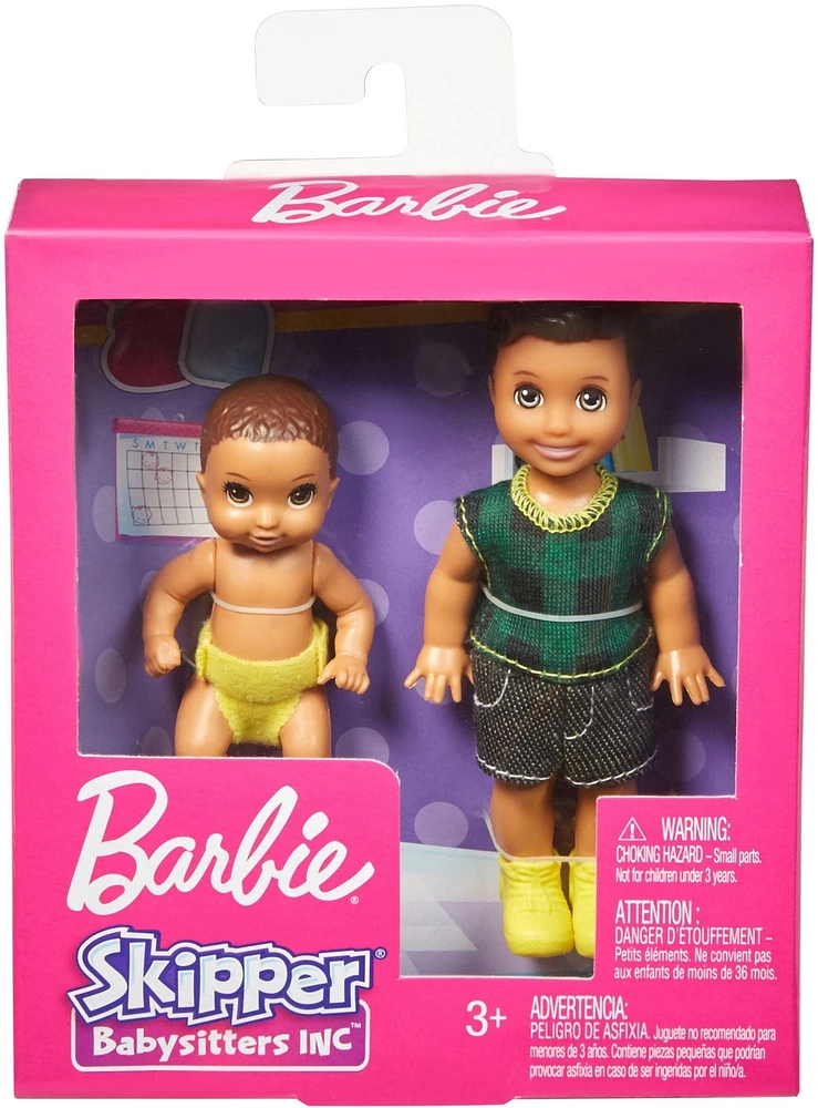 Barbie Babysitters Inc. Skipper Poupée couche en tissu jaune