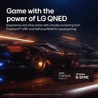 LG 50-Inch QNED85 (QLED + NanoCell) Quantum Dot NanoCell 4K Smart TV - α8 AI Processor 4K, Alexa Built-In, 120Hz Refresh Rate, HDMI 2.1, FreeSync, VRR, WebOS 24, Magic Remote (50QNED85TUA, 2024)