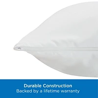 AllerEase Maximum Allergy Protection Zippered Breathable Pillow Protector, Zippered pillow protector