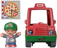 Little People Voiture de livraison de Pizzas «La pointe délicieuse»