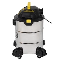 Stanley Fatmax 6HP 10 Gallon Stainless Steel Wet/Dry Vacuum