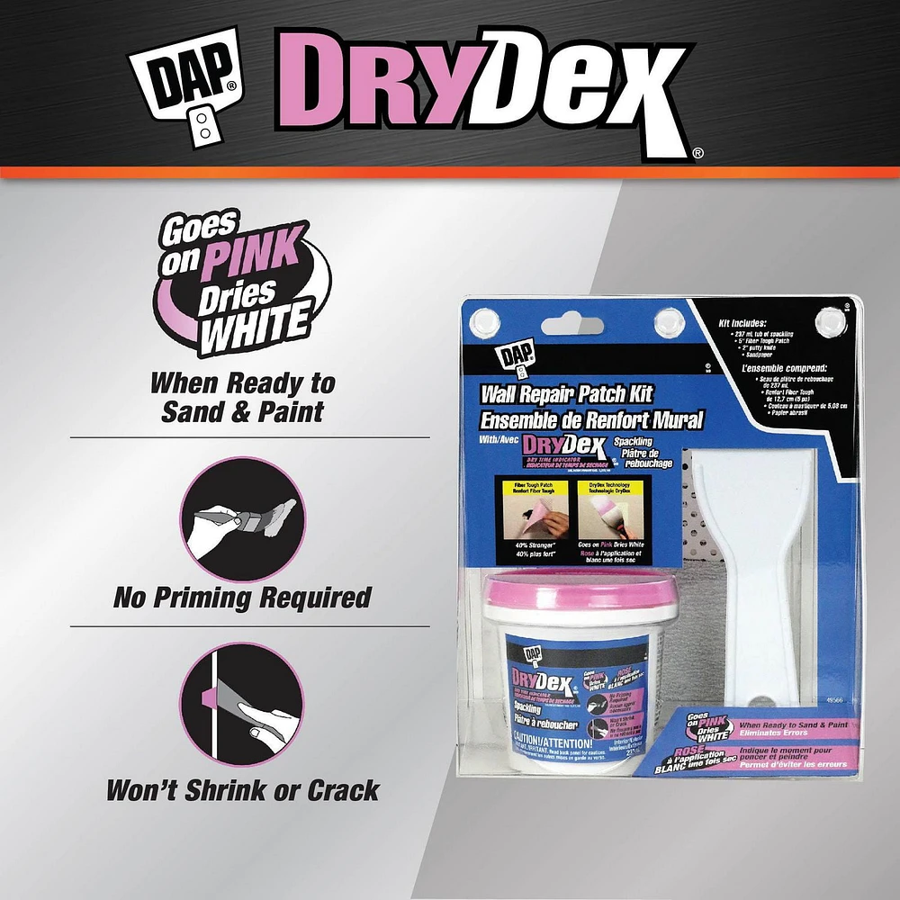 DAP Drydex Repair Kit, Wall Repair Patch Kit Drydex®