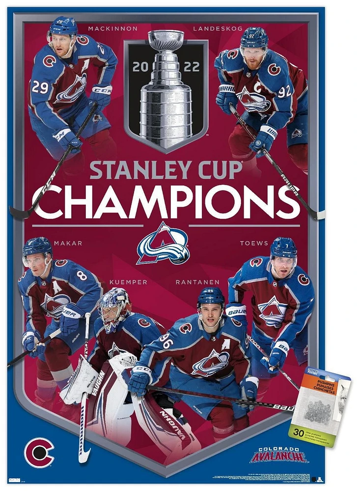 NHL Avalanche du Colorado - Champions de la Coupe Stanley