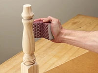 3M™ SandBlaster™ Ultra Flexible Sanding Sponge 20908-120-UFS, Dust Channelling, 120 Grit, 4 1/2 x 2 1/2 x 1 in, 1/Pk