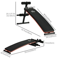 Soozier Banc assis pliable, entraînement de base réglable pour gym à domicile