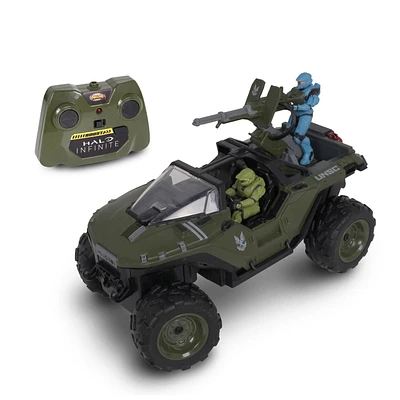 Jouet radiocommandé NKOK "Battle Hog" UNSC Warthog (MC et Spartan Mark VII)