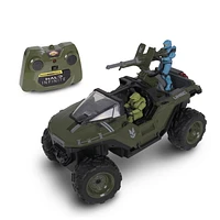 Jouet radiocommandé NKOK "Battle Hog" UNSC Warthog (MC et Spartan Mark VII)