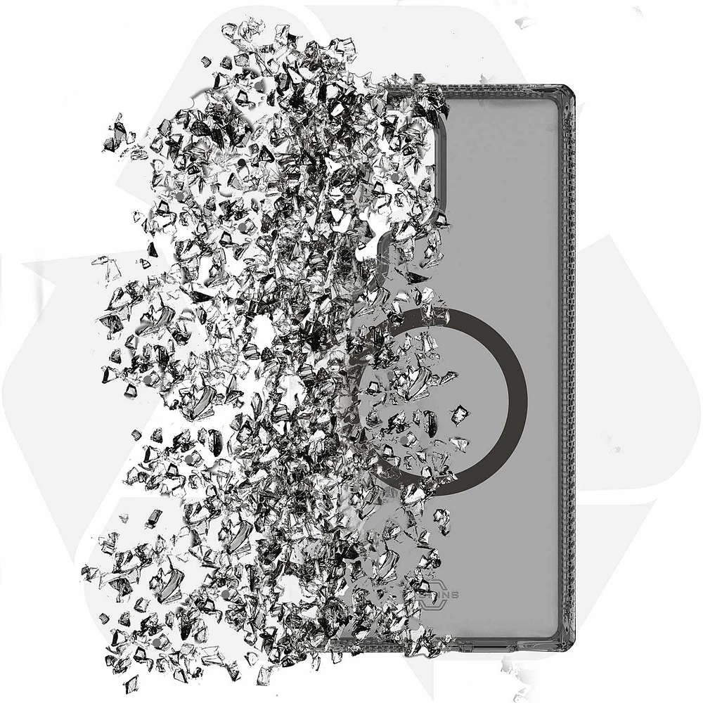 ITSKINS Étui Hybrid_R Vapor Smoke avec Magnets pour Samsung Galaxy S25 Ultra