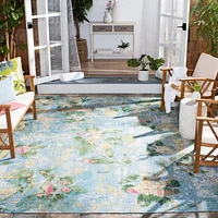 SAFAVIEH Barbados Cedric Tapis Floral Intérieur/Extérieur