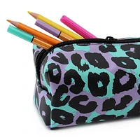 Pen+Gear Pochette imprimé léopard sauvage (LxlxH): 8.46 x 2.16 x 3.14"