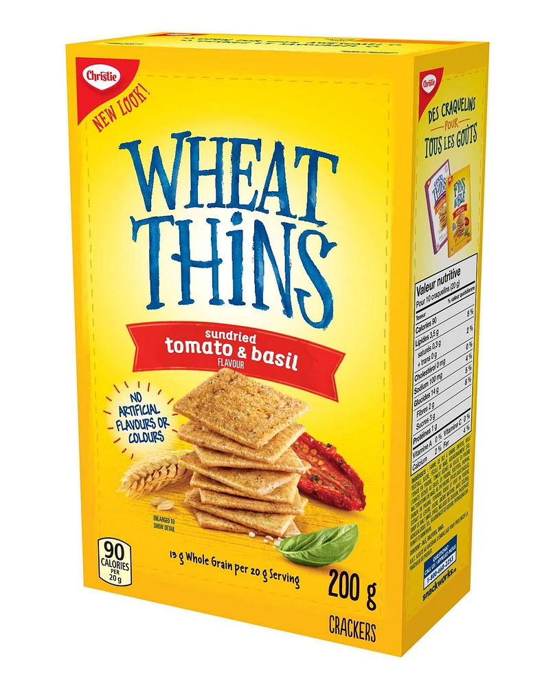 Wheat Thins Sundried Tomato and Basil Crackers, 200 g