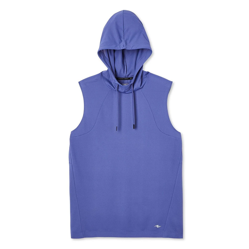 Débardeur de musculation à capuchon Athletic Works pour hommes Tailles P-2XL