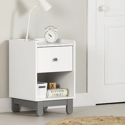 1-Drawer Nightstand from the collection Bebble South Shore