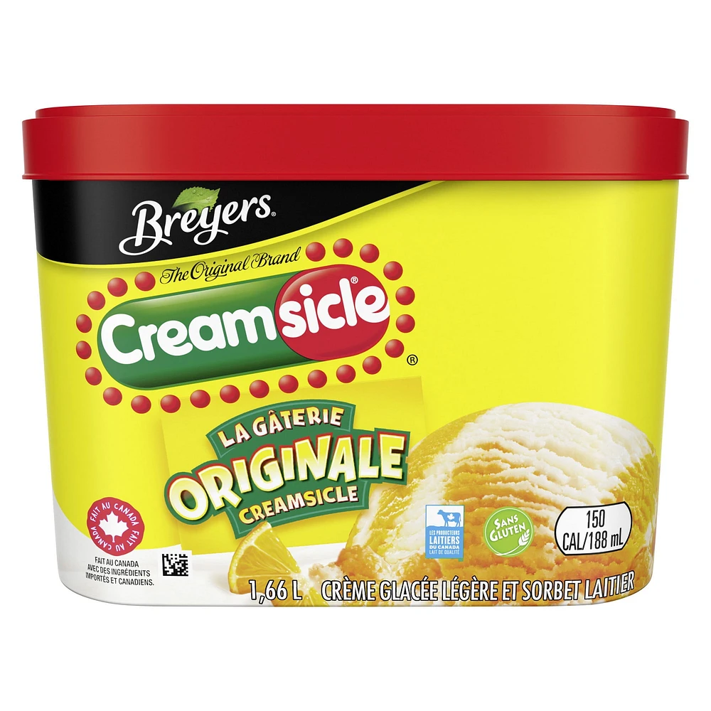 Breyers for a delicious frozen dessert Creamsicle Light Ice Cream & Sherbet