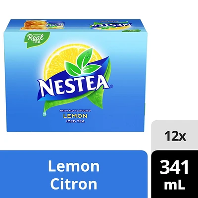 NESTEA Lemon 341mL Can, 12 pack, 12 x 341 mL