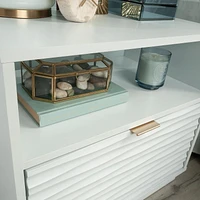 Sauder La Collection Morgan Main Chevet, Finition White