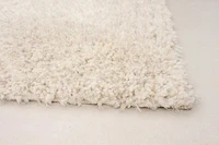 ECARPET Tangier Cream, Grey Shag 5'3" x 7'3"