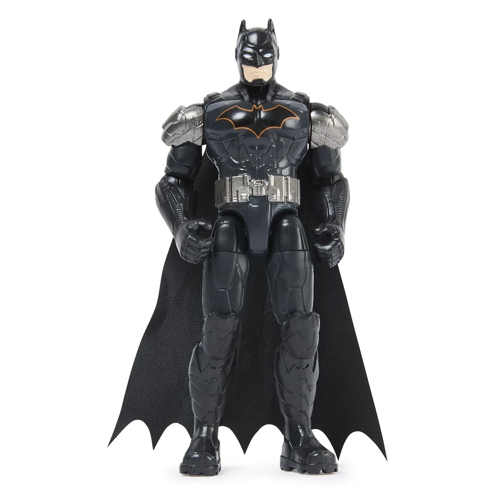 DC Comics, Figurine articulée Combat Batman de 10 cm avec 3 accessoires mystère, Jouets Batman pour garçons et filles à partir de 3 ans