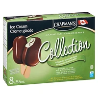 Chapman's Canadian Collection Pistachio & Dark Chocolate Ice Cream Bar, 8 x 55mL