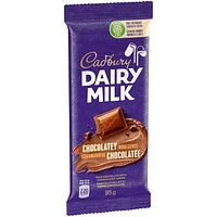 Cadbury Dairy Milk Chocolatey Indulgence Chocolate Bars, 95 g