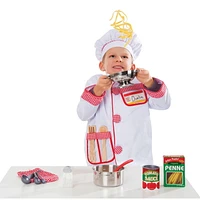 Melissa & Doug Stainless Steel Pots and Pans Pretend Play Kitchen Set for Kids (8 pcs)