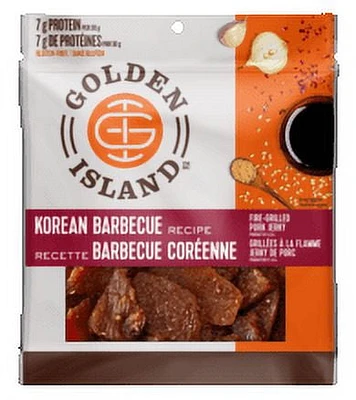 GOLDEN ISLAND PORK KOREAN BBQ RECIPE JERKY 80G, GOLDEN ISLAND PORK KOREAN BBQ RECIPE JERKY 80G