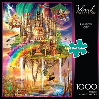 Buffalo Games Vivid Collection Rainbow City 1000 Piece Jigsaw Puzzle
