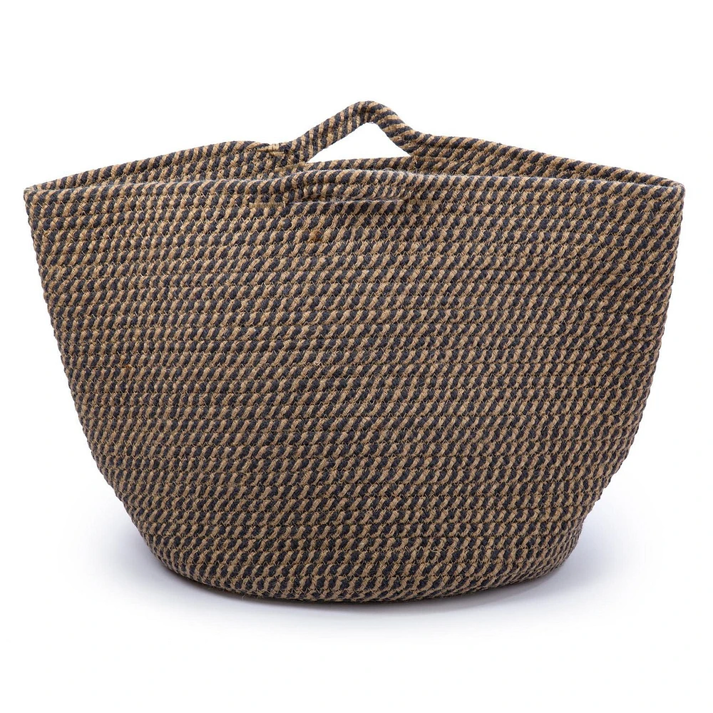 Truu Design Panier de rangement en corde avec poignées
