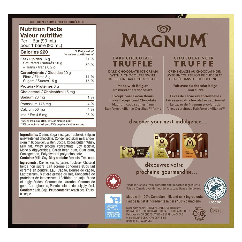 Magnum Dark Chocolate Truffle Ice Cream Bar