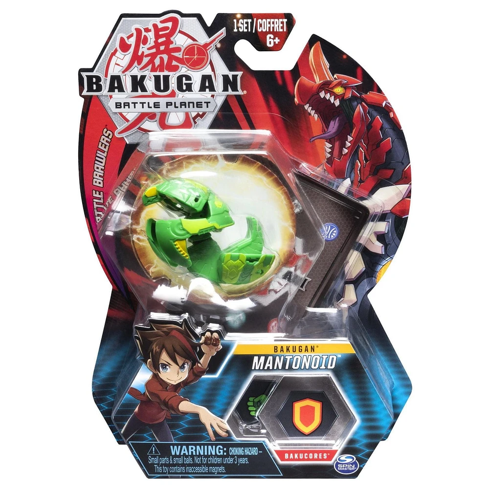 Bakugan, Mantonoid, 2-inch Tall Collectible Transforming Creature, for Ages 6 and Up
