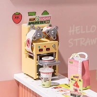 Kit de Maison Miniature DIY Super Creator Double Joy Bubble Tea Rolife DW006