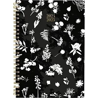 Cambridge 12M Smp Floral Noir et Blanc Agenda '25 Agenda