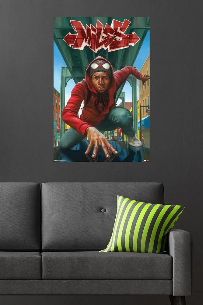 Marvel Comics Spider-Man - Miles Wall Poster, 22.375" x 34"