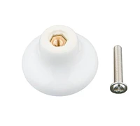 Era Céramique Paquet de 2 Bouton Blanc 1.18 x 1.18 x 1.14 po.