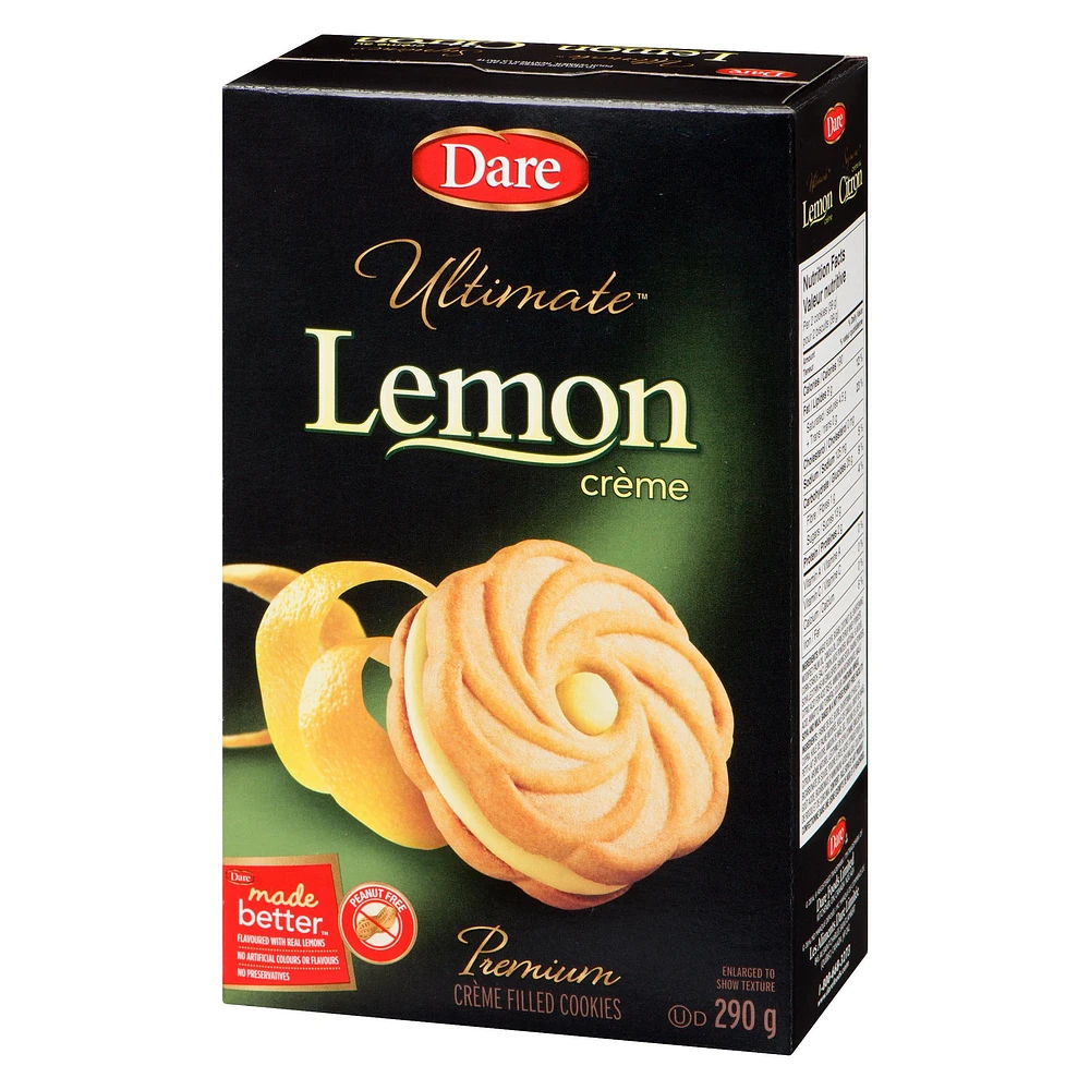 Dare Ultimate Lemon Crème Cookies, 290 g