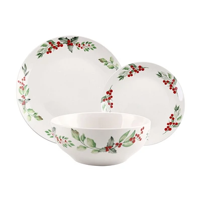 12 PCS PORCELAIN DINNERWARE SET