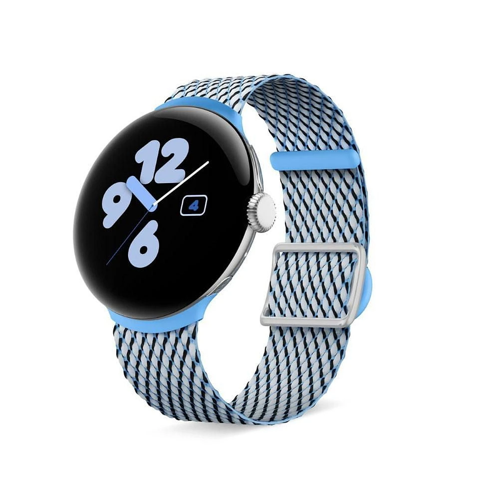 Google Woven Braided Wristband for Pixel Watch 2 Smartwatch Blue