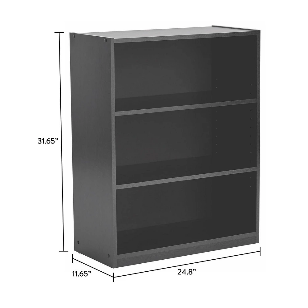 Mainstays -Shelf Bookcase with Adjustable Shelves, Multiple Colors, adjustable shelves