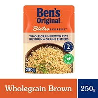 BEN'S ORIGINAL BISTRO EXPRESS Whole Grain Brown Rice Side Dish, 250g Pouch, Perfect Every Time™