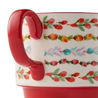 Pioneer Woman Ditsy Stacking Stoneware Mugs, 12.47 Ounces