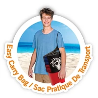 Banzai Toss Like A Boss Outdoor Giant Pong Lawn Game with Drawstring Bag, Toss Like A Boss
