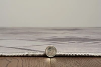 Tapis Laredo Fortin gris & ivoire de 5 pi x 7 pi
