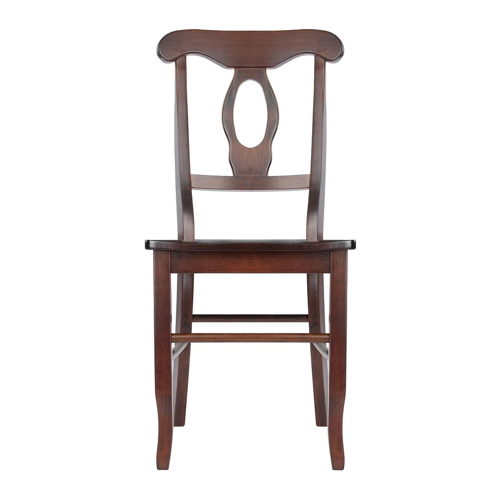 Clayton 3-PC Set Drop Leaf Table with 2 Keyhole Back Chairs