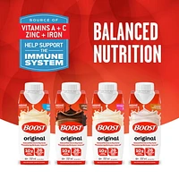 BOOST Original Meal Replacement Drink – Chocolate, 6 x 237 ml, 6 x 237 ML