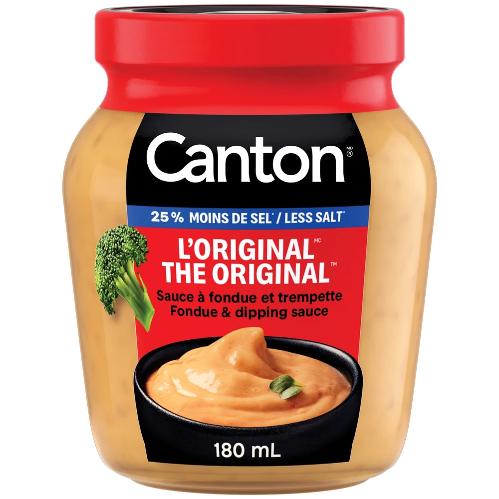 Sauce à fondue et trempette L'Original 25 % moins de sel Canton