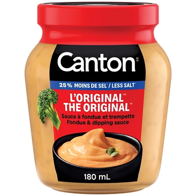 Sauce à fondue et trempette L'Original 25 % moins de sel Canton