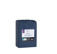 Ensemble de draps en microfibre doux et facile d'entretien Mainstays – Solide Tailles: 1 place, 2 places et grand lit
