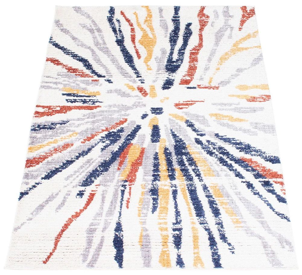 Tapis ECARPET Modern Intérieur Super Doux  Collection Sunburst
