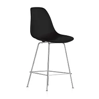 Heavenly Collection Chrome & Noir Tabouret de Comptoir
