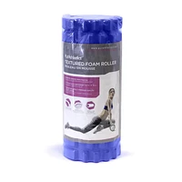 Zenzation PurAthletics Rouleau de mousse texturé, bleu